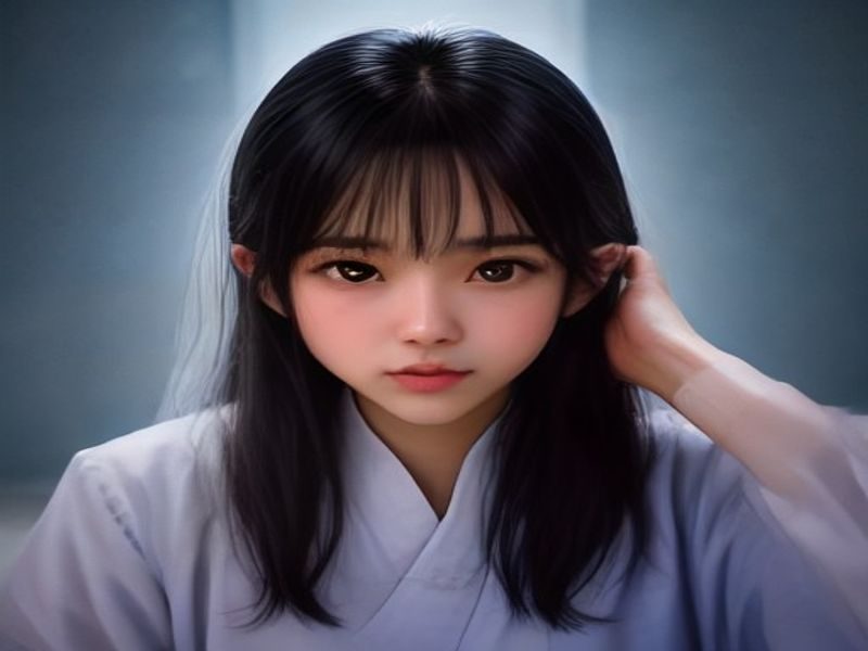 古代中医典籍书架，线装古书整齐排列，光线从窗格透入，氛围庄重而深邃