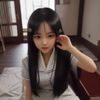 陈雅琳，古典文献学博士，年轻女性学者，图书馆阅览室背景